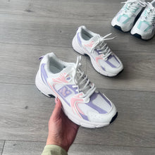 Load image into Gallery viewer, Nessa (style 2) trainers - white/pink/lilac
