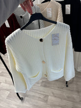 Load image into Gallery viewer, SALE Martha knit cardigan - cream