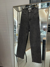 Load image into Gallery viewer, Beau full diamanté embellished straight leg black denim jeans (stretch fit)