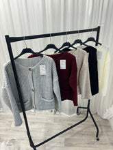 Load image into Gallery viewer, SALE Martha knit cardigan - grey