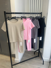 Load image into Gallery viewer, Kimmy seamless yoga gym leggings and tee set - choose colour