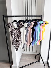 Load image into Gallery viewer, Sienna ruched shoulder slinky double lined bodysuit - choose colour
