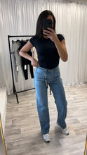 Load image into Gallery viewer, Alana straight leg blue denim jeans