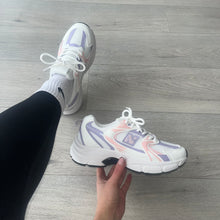 Load image into Gallery viewer, Nessa (style 2) trainers - white/pink/lilac