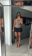 Load image into Gallery viewer, Gina leopard print puffball hem mini dress