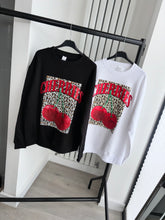 Load image into Gallery viewer, Marcey leopard pattern cherries print jumper - choose colour