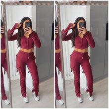 Load image into Gallery viewer, Mabel set - wine red