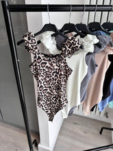 Load image into Gallery viewer, Sienna ruched shoulder slinky double lined bodysuit - choose colour