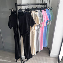 Load image into Gallery viewer, SALE Billie embroidered detail ruched flare set - choose colour