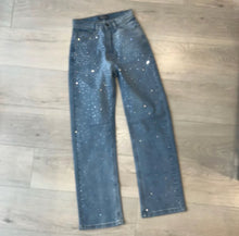 Load image into Gallery viewer, Annie sparkle denim straight leg jeans