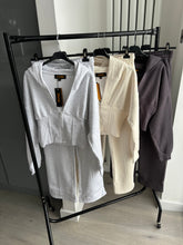 Load image into Gallery viewer, Cassie cinch waist jacket and jogger set - light grey