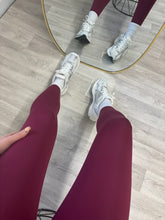 Load image into Gallery viewer, Carise second skin seamless leggings - wine red