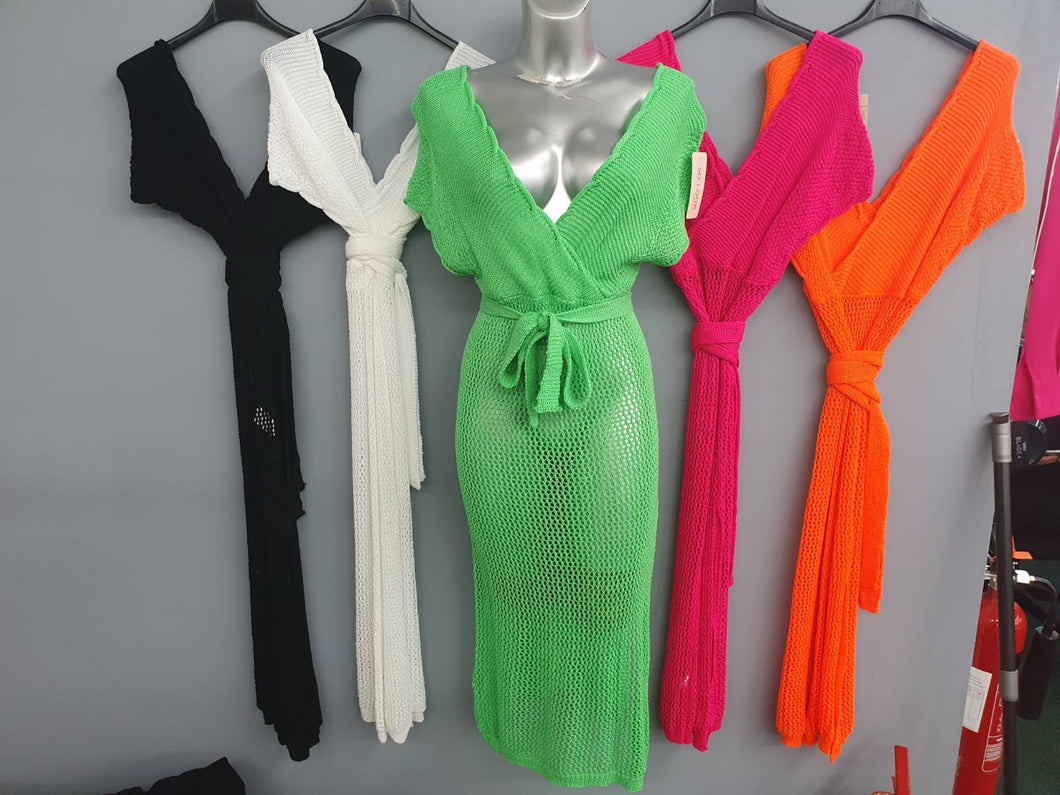 Crochet beach dress - choose colour