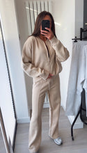 Load image into Gallery viewer, Talia straight leg jogger set - oatmeal