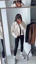 Load image into Gallery viewer, Idah faux suede jacket - beige