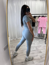 Load image into Gallery viewer, Kimmy seamless yoga gym leggings and tee set - choose colour