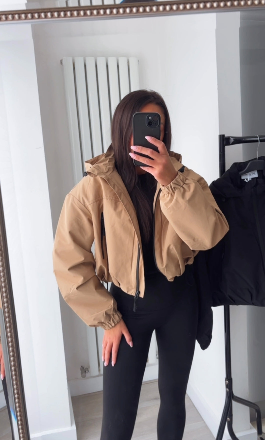 Blake premium bomber jacket - beige