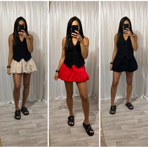 SALE Kamara puffball hem mini skirt - choose colour