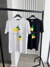 Load image into Gallery viewer, Amalfi lemon long line short sleeve tee - choose colour