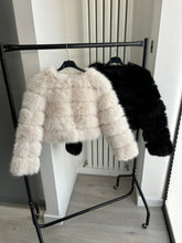 Load image into Gallery viewer, Abbie faux fur premium jacket - beige