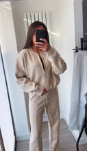 Load image into Gallery viewer, Talia straight leg jogger set - oatmeal