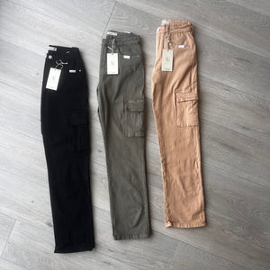 Sacha straight leg cargos - khaki