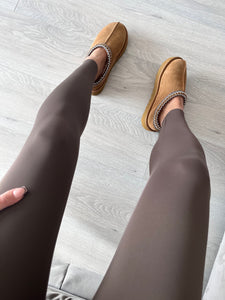 Carise second skin seamless leggings - brown
