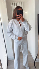 Load image into Gallery viewer, Talia straight leg jogger set - light grey