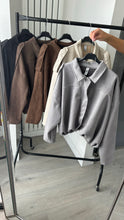Load image into Gallery viewer, Idah faux suede jacket - grey