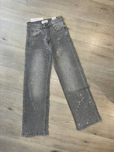 Load image into Gallery viewer, Bella full diamanté embellished straight leg grey denim jeans