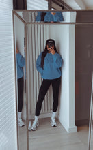 Load image into Gallery viewer, Yoga logo hoodie - blue