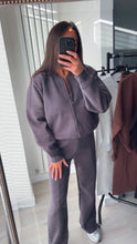Load image into Gallery viewer, Talia straight leg jogger set - charcoal grey
