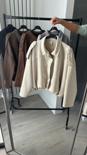 Load image into Gallery viewer, Idah faux suede jacket - beige