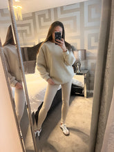 Load image into Gallery viewer, Casey legging and oversized jumper set - beige