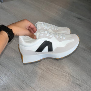 Nuela trainers - white/black