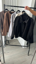 Load image into Gallery viewer, Idah faux suede jacket - black