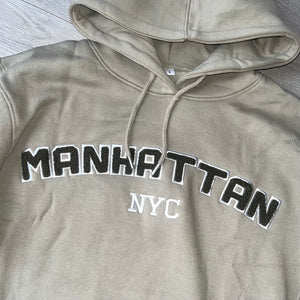 Manhattan hoodie - sage green