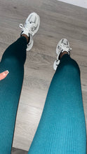 Load image into Gallery viewer, Lora ribbed leggings - teal