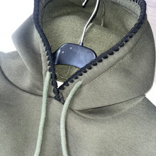 Load image into Gallery viewer, Una stitch detail hoodie - khaki