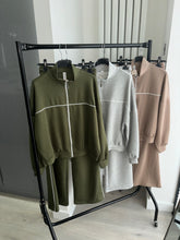 Load image into Gallery viewer, Freya contrast stripe straight leg jogger and jacket set - choose colour