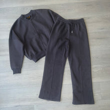 Load image into Gallery viewer, Talia straight leg jogger set - charcoal grey