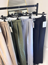 Load image into Gallery viewer, Sadie contrast waistband wide leg trousers - choose colour