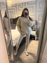 Load image into Gallery viewer, Casey legging and oversized jumper set - beige
