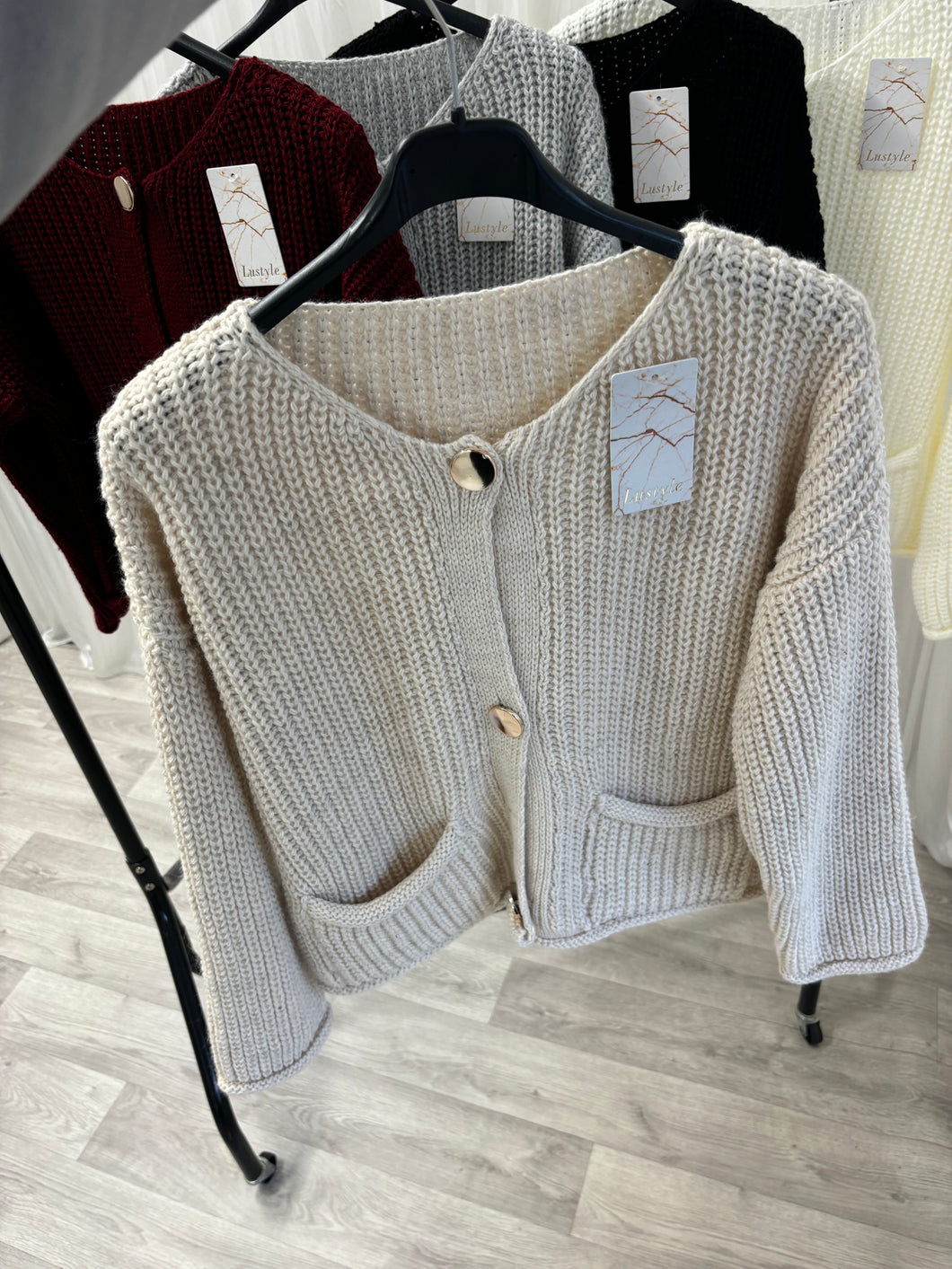 Martha knit cardigan - beige