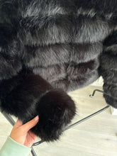 Load image into Gallery viewer, Abbie faux fur premium jacket - black