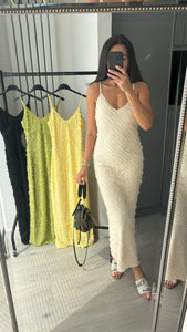 Olivia textured midi dress - choose colour