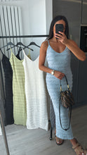 Load image into Gallery viewer, Larose textured tie front midi dress - choose colour