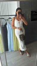 Load image into Gallery viewer, Larossa textured tie front midi dress - choose colour