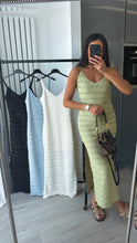 Load image into Gallery viewer, Larose textured tie front midi dress - choose colour