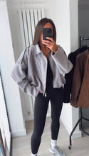 Load image into Gallery viewer, Idah faux suede jacket - grey